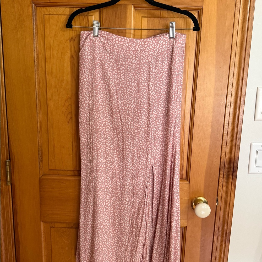 Petal & Pup Blush Floral Maxi Skirt